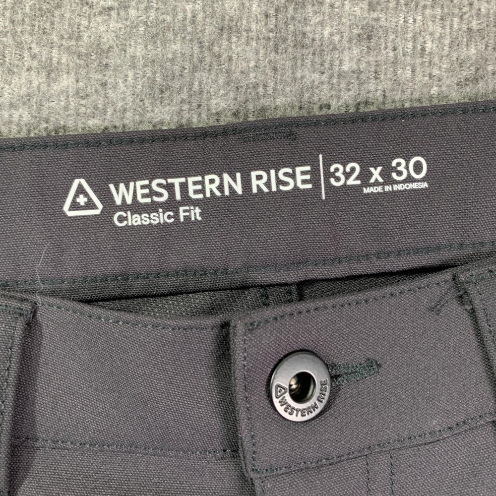Western Rise Diversion Pant Men 32x28 Classic Fit Stretch Gray Modern - Picture 2 of 12